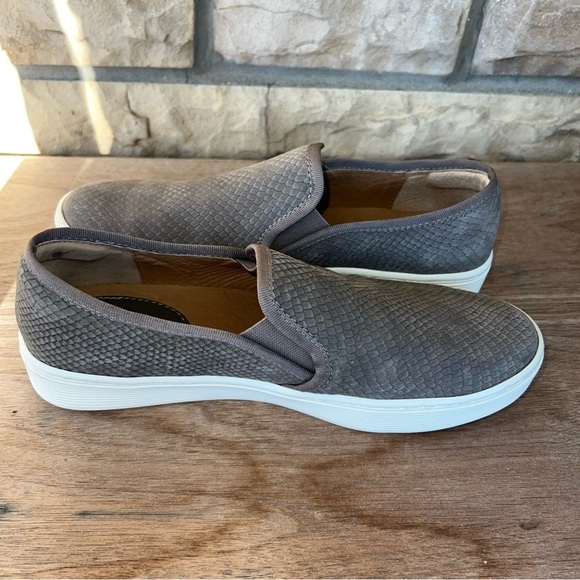 SOFFT Snake Embossed Casual Loafers Size 8.5M Gray Leather - Picture 8 of 11